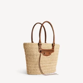 Women’s le city basket medium in natural/camel