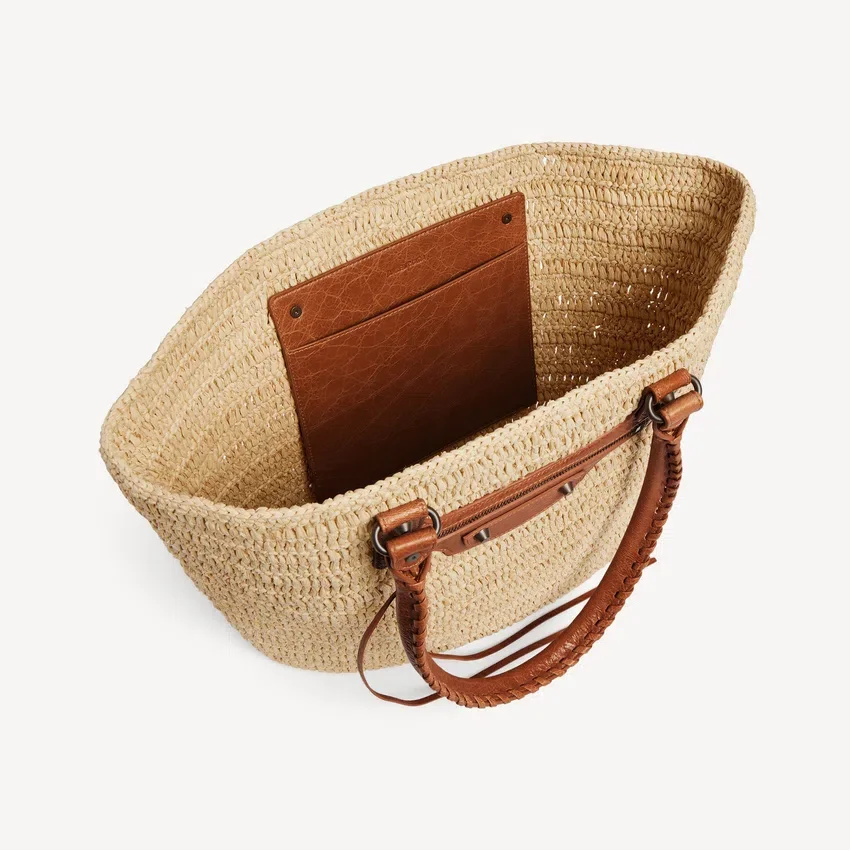 Women’s le city basket medium in natural/camel Women’s le city basket medium in natural/camel