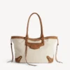 Women’s le city beach tote bag medium in beige/camel Women’s le city beach tote bag medium in beige/camel
