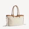 Women’s le city beach tote bag medium in beige/camel Women’s le city beach tote bag medium in beige/camel