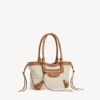 Women’s le city beach tote bag small in beige/camel Women’s le city beach tote bag small in beige/camel