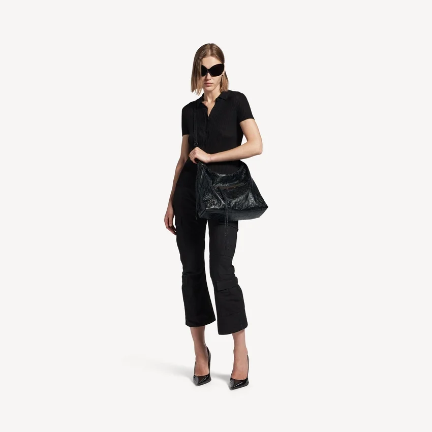 Women’s le city hobo bag medium in black Women’s le city hobo bag medium in black