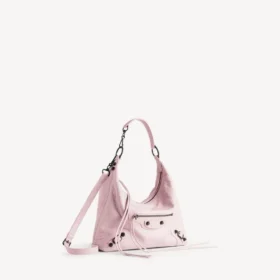 Women’s le city hobo bag small in petal pink Women’s le city hobo bag small in petal pink