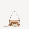 Women’s le city pouch on strap in beige/camel Women’s le city pouch on strap in beige/camel