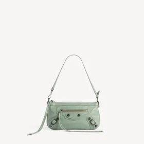Women’s le city pouch on strap in heritage green
