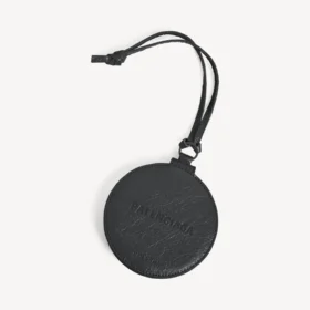 Women’s le city round mirror charm in black