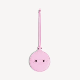 Women’s le city round mirror charm in bubbly pink