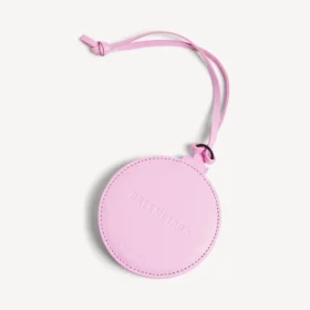 Women’s le city round mirror charm in bubbly pink