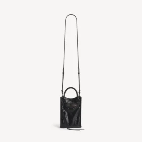 Women’s le city tote phone holder in black