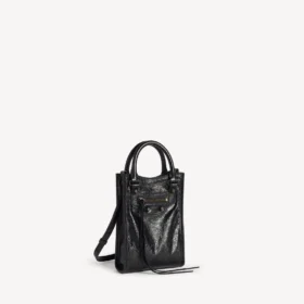 Women’s le city tote phone holder in black