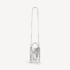 Women’s le city tote phone holder in silver Women’s le city tote phone holder in silver