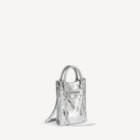 Women’s le city tote phone holder in silver