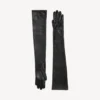 Women’s long gloves in black