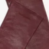 Women’s long gloves in burgundy