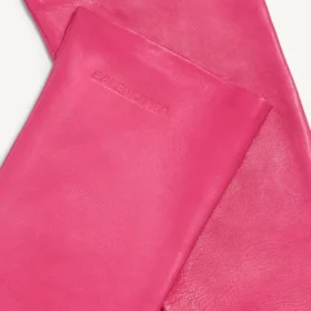 Women’s long gloves in rose Women’s long gloves in rose