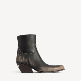 Women’s memphis bootie in black/beige