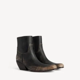 Women’s memphis bootie in black/beige