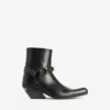 Women’s memphis bootie with harness in black Women’s memphis bootie with harness in black