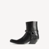 Women’s memphis bootie with harness in black Women’s memphis bootie with harness in black