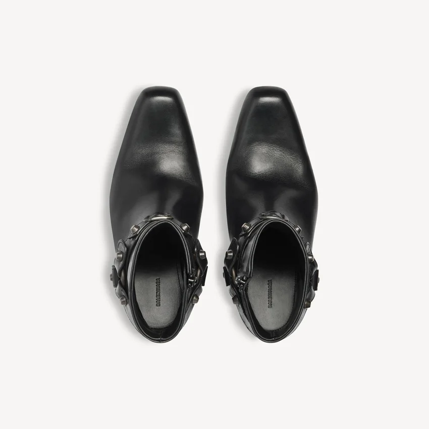 Women’s memphis bootie with harness in black Women’s memphis bootie with harness in black