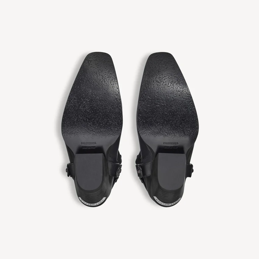 Women’s memphis bootie with harness in black Women’s memphis bootie with harness in black