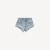 Women’s mini shorts in bleach light bleu Women’s mini shorts in bleach light bleu