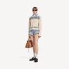 Women’s mini shorts in bleach light bleu Women’s mini shorts in bleach light bleu
