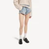 Women’s mini shorts in bleach light bleu Women’s mini shorts in bleach light bleu