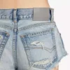 Women’s mini shorts in bleach light bleu Women’s mini shorts in bleach light bleu