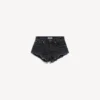 Women’s mini shorts in navy/black overdyed Women’s mini shorts in navy/black overdyed