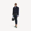 Women’s mini shorts in navy/black overdyed Women’s mini shorts in navy/black overdyed