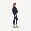 Women’s mini shorts in navy/black overdyed Women’s mini shorts in navy/black overdyed