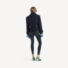 Women’s mini shorts in navy/black overdyed Women’s mini shorts in navy/black overdyed