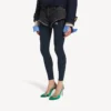 Women’s mini shorts in navy/black overdyed Women’s mini shorts in navy/black overdyed
