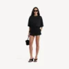 Women’s mini tailored skort in black Women’s mini tailored skort in black