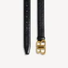 Women’s monaco belt in black Women’s monaco belt in black