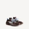 Men’s monday ultra sneaker in brown/white/light blue/beige