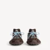Men’s monday ultra sneaker in brown/white/light blue/beige