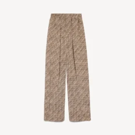 Women’s monogram pyjama pants in beige/black