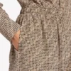 Women’s monogram pyjama pants in beige/black