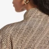 Women’s monogram shirt in beige/black