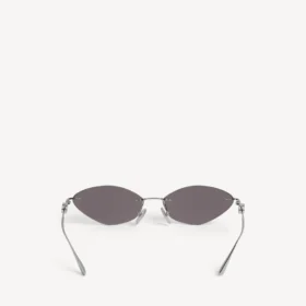 Women’s nano cat sunglasses in silver