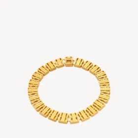 Women’s nano link necklace in gold Women’s nano link necklace in gold