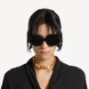 Women’s nano link necklace in gold