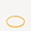 Women’s nano mini link choker in shiny gold