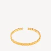 Women’s nano mini link choker in shiny gold