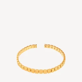 Women’s nano mini link choker in shiny gold