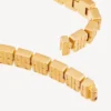 Women’s nano mini link choker in shiny gold