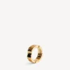Women’s nano mini link ring in shiny gold