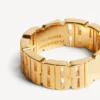 Women’s nano mini link ring in shiny gold
